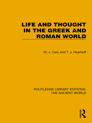 cover image of Life and Thought in the Greek and Roman World